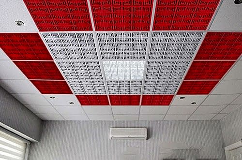 Taş Yünü Kare Tavan -Kadıköy Dizayn Kartonpiyer